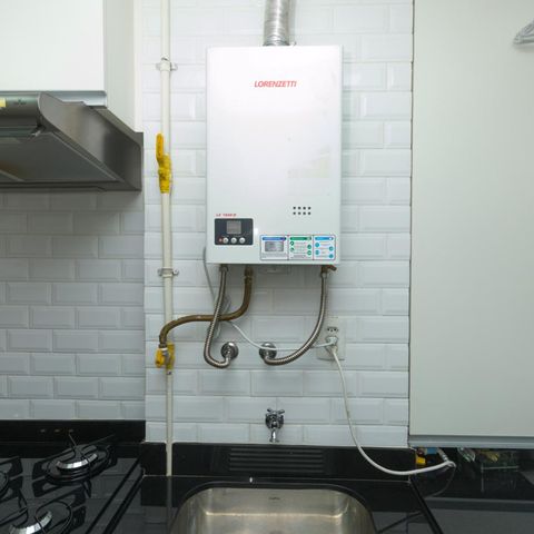 Studio à venda com 55m², 1 quarto e 1 vagaDetalhe da área de serviço