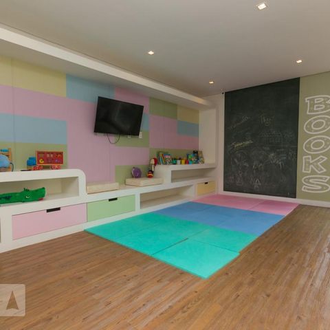 Studio à venda com 55m², 1 quarto e 1 vagaBrinquedoteca