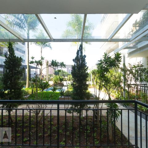 Studio à venda com 55m², 1 quarto e 1 vagaVista da janela do quarto