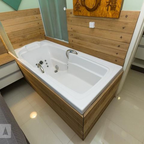 Studio à venda com 55m², 1 quarto e 1 vagaDetalhe do quarto
