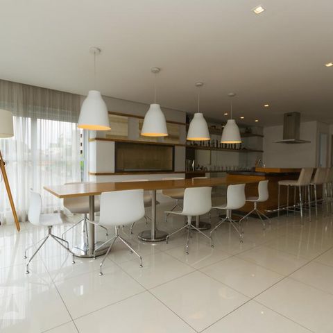 Studio à venda com 55m², 1 quarto e 1 vagaSalão gourmet