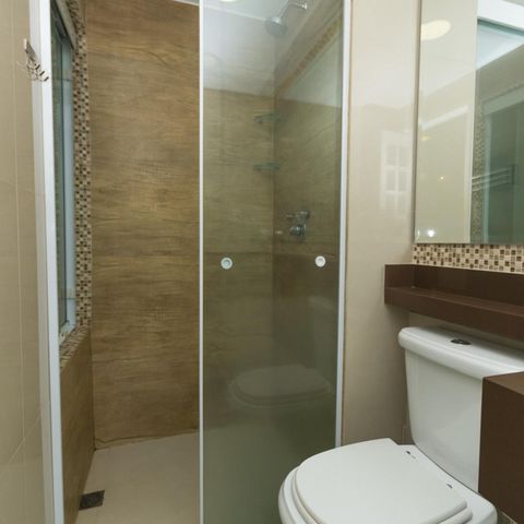 Studio à venda com 55m², 1 quarto e 1 vagaBanheiro