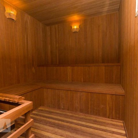Studio à venda com 55m², 1 quarto e 1 vagaSauna