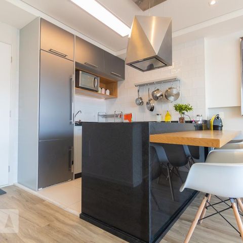 Studio à venda com 50m², 1 quarto e 1 vagaCozinha