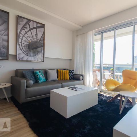 Studio à venda com 50m², 1 quarto e 1 vagaSala/Quarto