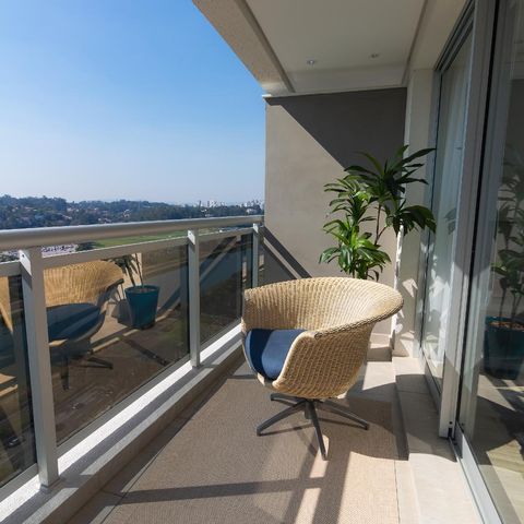 Studio à venda com 50m², 1 quarto e 1 vagaVaranda