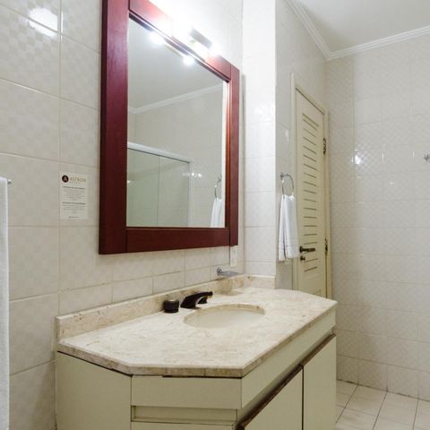 Apartamento à venda com 55m², 1 quarto e 1 vagaBanheiro