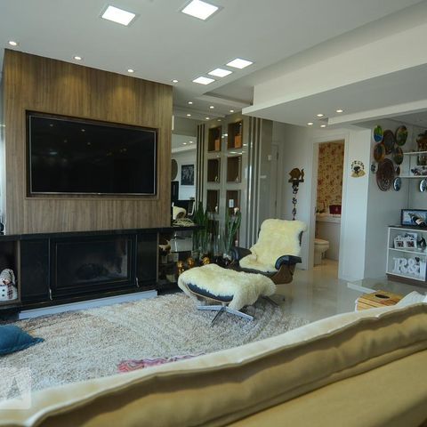 Apartamento à venda com 128m², 2 quartos e 2 vagasDetalhe da Sala