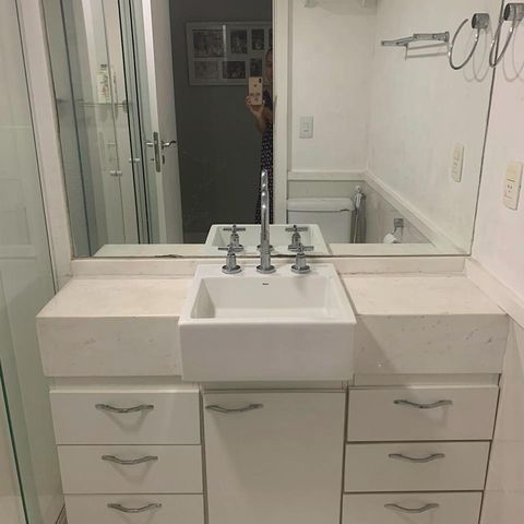 Apartamento para alugar com 100m², 2 quartos e 2 vagasBanheiro Social