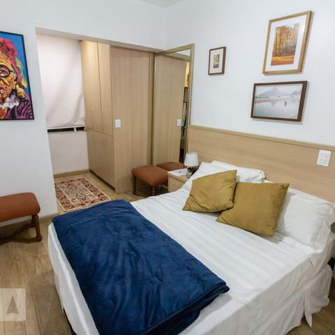 Apartamento à venda com 44m², 1 quarto e 1 vagaQuarto