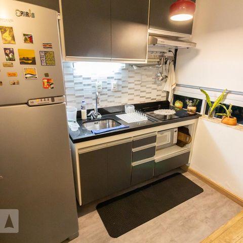 Apartamento à venda com 44m², 1 quarto e 1 vagaCozinha