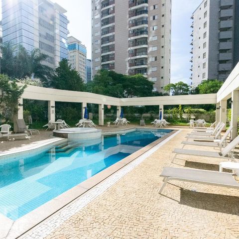 Studio à venda com 40m², 1 quarto e 1 vagaPiscina