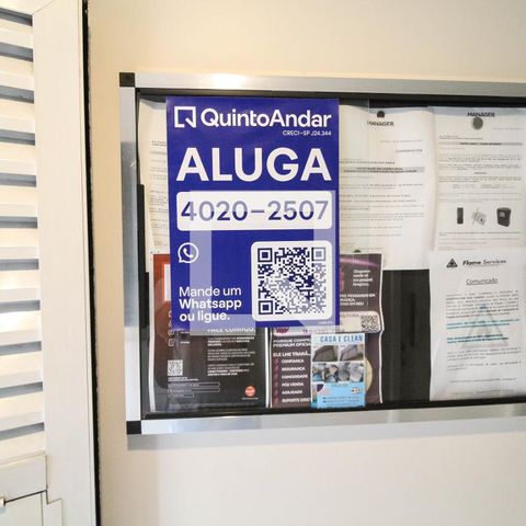 Studio para alugar com 42m², 1 quarto e 1 vagaPlaca