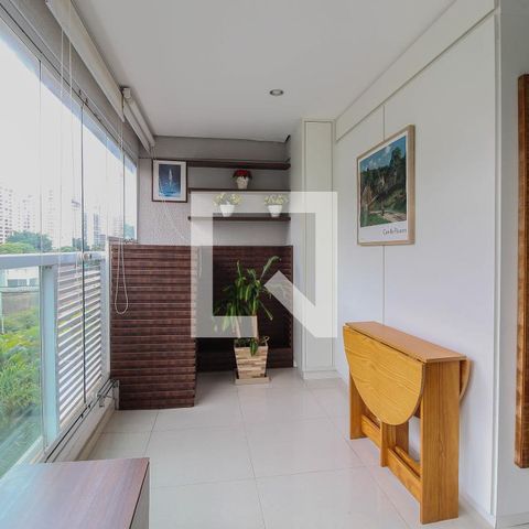 Studio para alugar com 42m², 1 quarto e 1 vagaVaranda