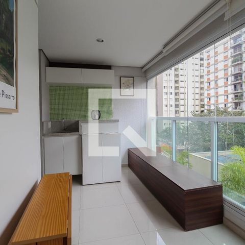 Studio para alugar com 42m², 1 quarto e 1 vagaVaranda