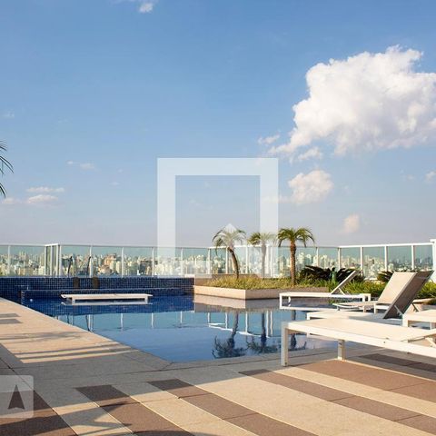 Studio para alugar com 42m², 1 quarto e 1 vagaPiscina