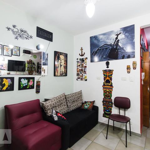Apartamento à venda com 31m², 1 quarto e sem vagaSala