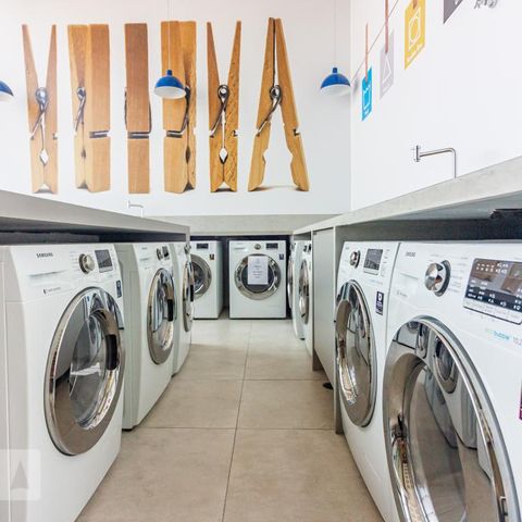 Studio à venda com 34m², 1 quarto e 1 vagaLavanderia