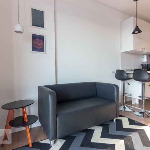 Studio à venda com 34m², 1 quarto e 1 vagaStudio