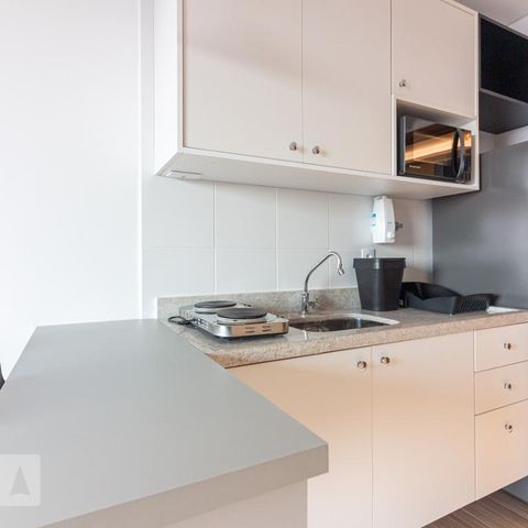 Studio à venda com 34m², 1 quarto e 1 vagaCozinha