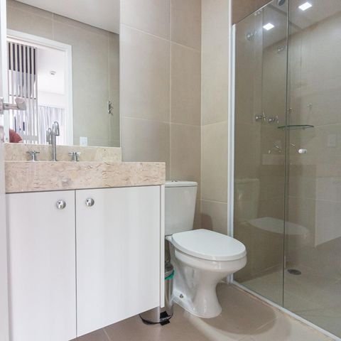 Studio à venda com 34m², 1 quarto e 1 vagaBanheiro