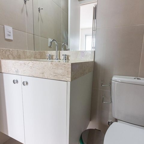 Studio à venda com 34m², 1 quarto e 1 vagaBanheiro