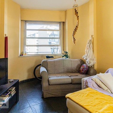 Apartamento para alugar com 53m², 1 quarto e sem vagaSala - TV