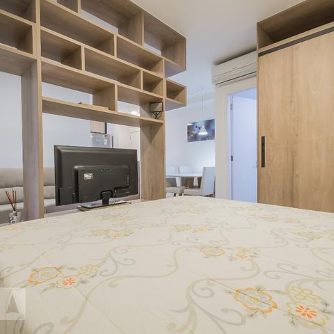 Studio à venda com 50m², 1 quarto e 1 vagaQuarto 