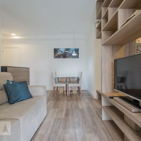 Studio à venda com 50m², 1 quarto e 1 vagaSala