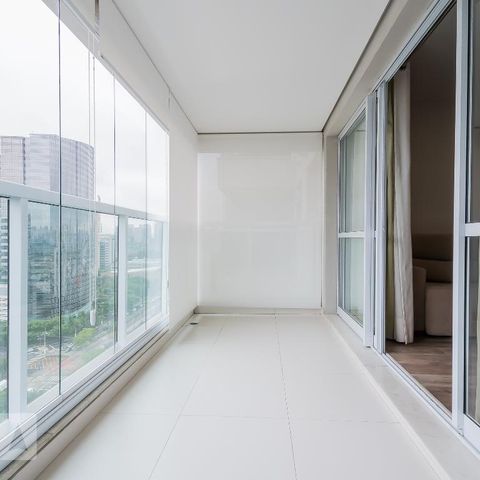 Studio à venda com 50m², 1 quarto e 1 vagaVaranda 