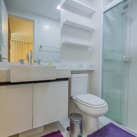 Studio à venda com 50m², 1 quarto e 1 vagaBanheiro