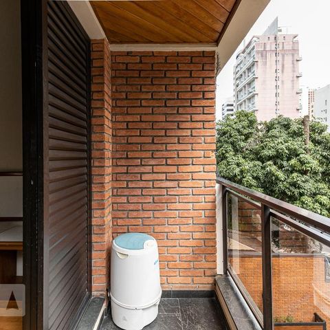 Studio para alugar com 52m², 1 quarto e 1 vagaVaranda do Quarto