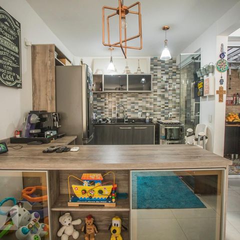 Casa de condomínio à venda com 130m², 3 quartos e 2 vagasCozinha