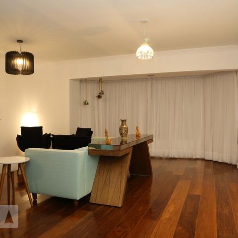 Apartamento para alugar com 256m², 4 quartos e 5 vagasSala
