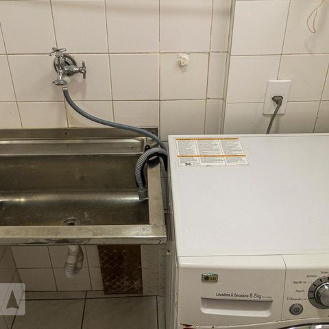 Apartamento para alugar com 52m², 1 quarto e sem vagaLavanderia
