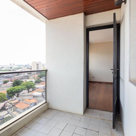 Apartamento à venda com 115m², 3 quartos e 3 vagasVaranda da sala