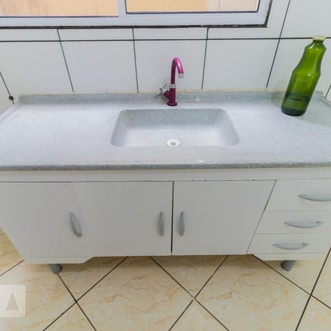Casa de condomínio à venda com 66m², 2 quartos e 1 vagaDetalhe cozinha
