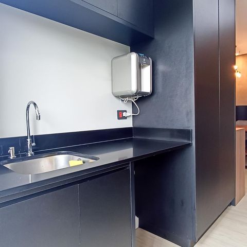 Apartamento à venda com 51m², 1 quarto e 1 vagaCozinha e área de serviço