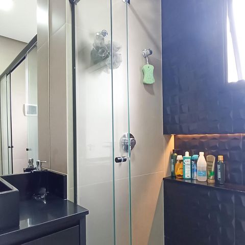 Apartamento à venda com 51m², 1 quarto e 1 vagaBanheiro social