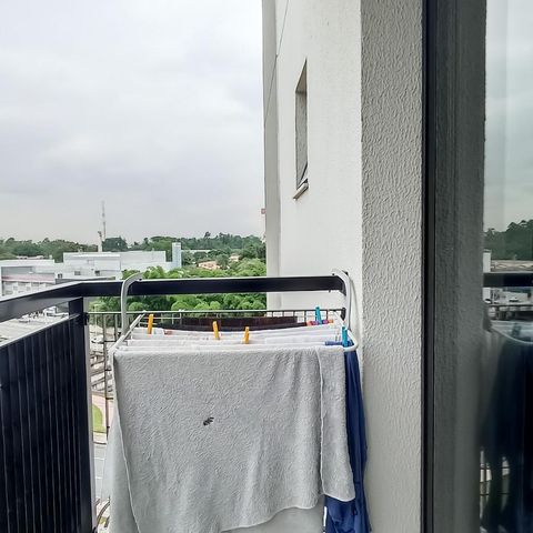 Apartamento à venda com 51m², 1 quarto e 1 vagaVaranda área de serviço