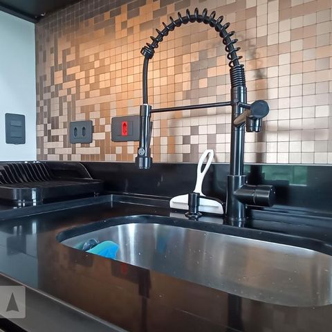 Apartamento à venda com 51m², 1 quarto e 1 vagaDetalhe cozinha - Pia