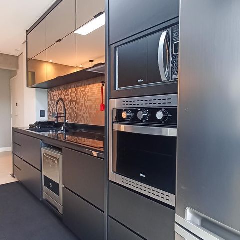 Apartamento à venda com 51m², 1 quarto e 1 vagaCozinha e área de serviço