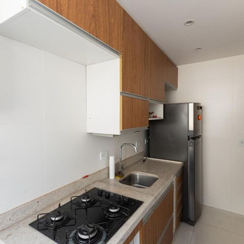Apartamento à venda com 30m², 1 quarto e sem vagaCozinha e Área de Serviço
