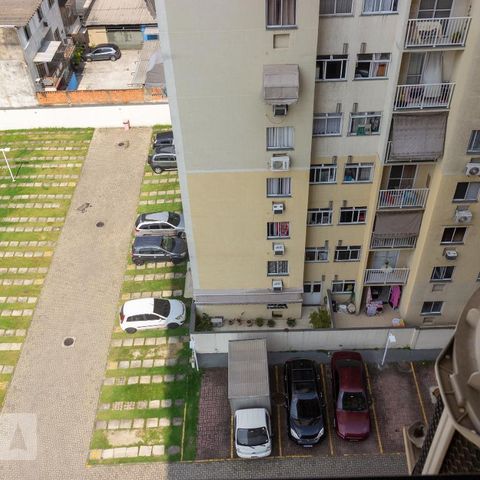 Apartamento à venda com 69m², 3 quartos e 1 vagaQuarto 3 - vista estacionamento