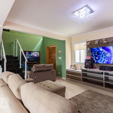 Casa de condomínio à venda com 159m², 3 quartos e 3 vagasSala