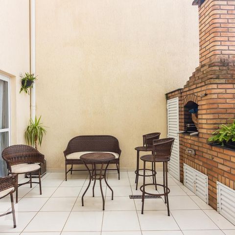 Casa de condomínio à venda com 159m², 3 quartos e 3 vagasÁrea de Serviço com churrasqueira 