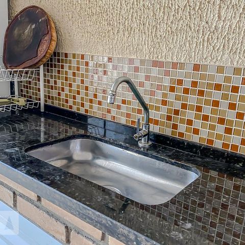 Casa à venda com 144m², 3 quartos e 2 vagasDetalhe Área comum - Churrasqueira