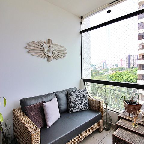 Apartamento à venda com 230m², 4 quartos e 3 vagasVaranda da Sala 