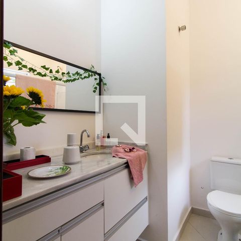 Casa de condomínio para alugar com 90m², 2 quartos e 2 vagasBanheiro suíte