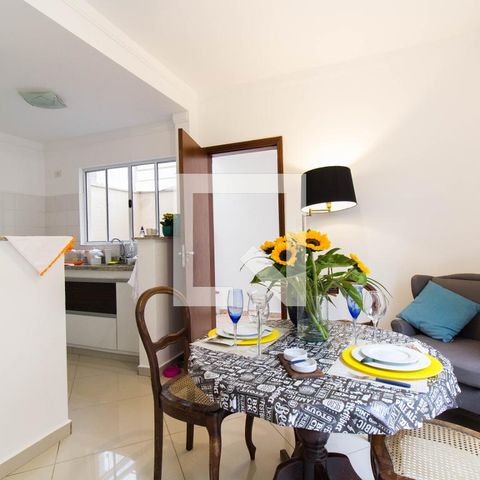 Casa de condomínio para alugar com 90m², 2 quartos e 2 vagasSala de jantar